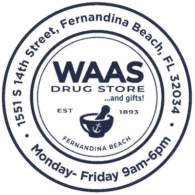 Waas Drug Store and Gifts, serving Fernandina Beach for over a century